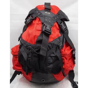 Vtg. Oakley Backpack Icon 1.0 Y2K Software Tactical Red Bag